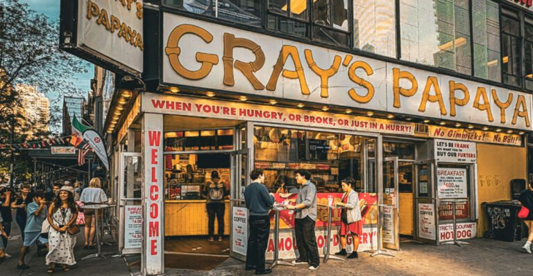 This Historic New York Hot Dog Diner Serves The Best Hot Dogs In America, According To Locals