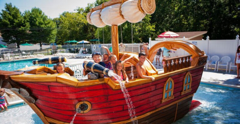 This New Jersey Campground Has a Water Playground Hiding in the Woods