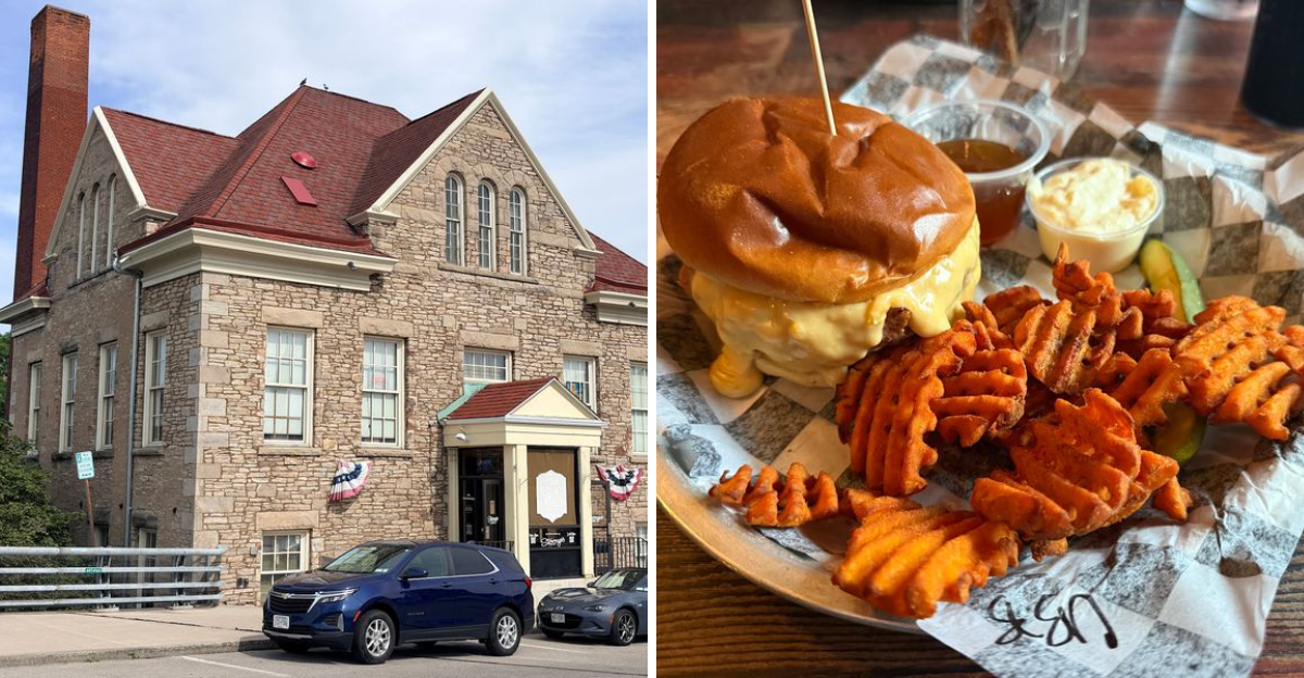 This New York Restaurant Serves Cheeseburgers So Big They Practically Need Their Own Zip Code
