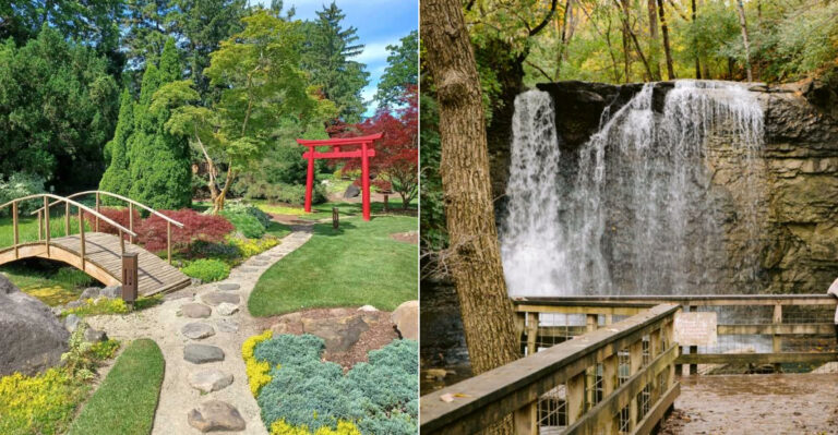 This Ohio Road Trip Includes A Storybook Castle, Hidden Gardens, And Waterfall Views