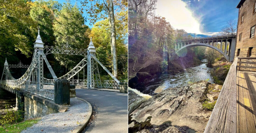 This Ohio Suspension Bridge Feels Like It Came Straight Out Of A Fairy Tale