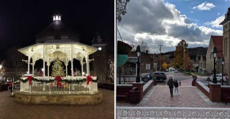 This Picturesque Pennsylvania Town Still Glows With Old-Fashioned Gaslights