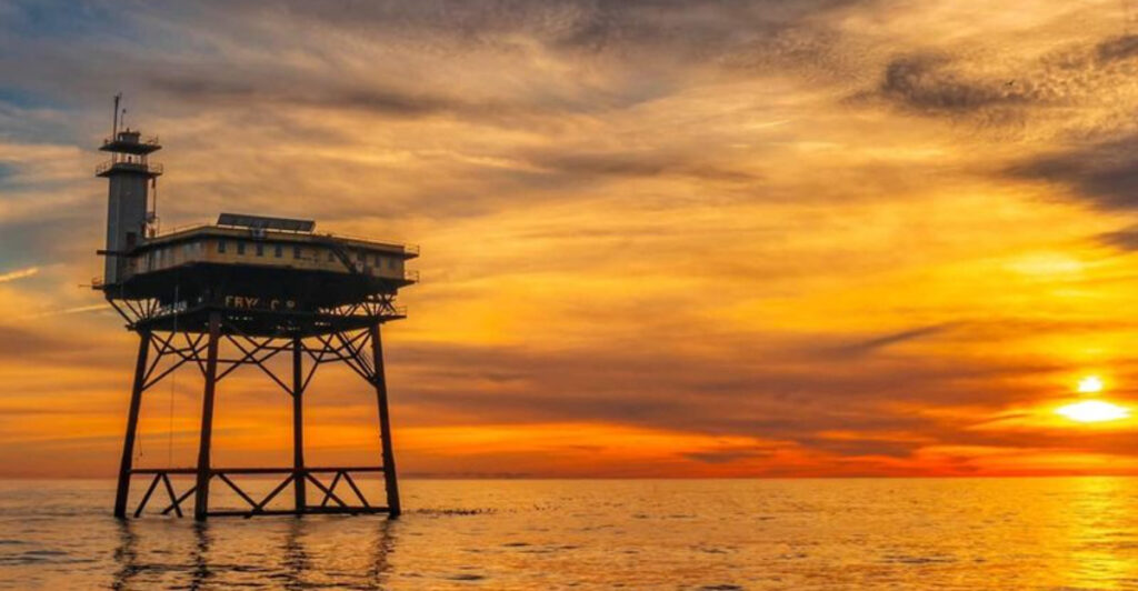 You Can Sleep In A Historic Tower Floating 32 Miles Off North Carolina’s Coast
