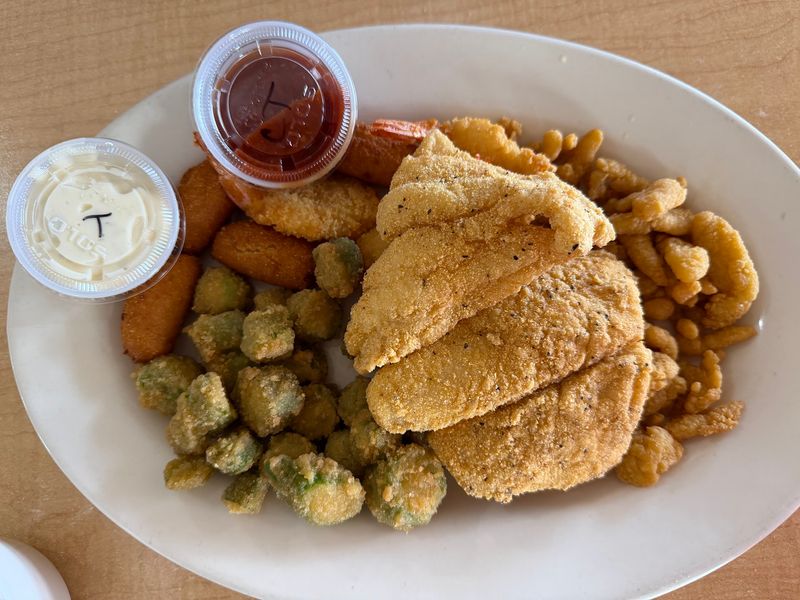 Famous Crispy Catfish and Seafood Platters