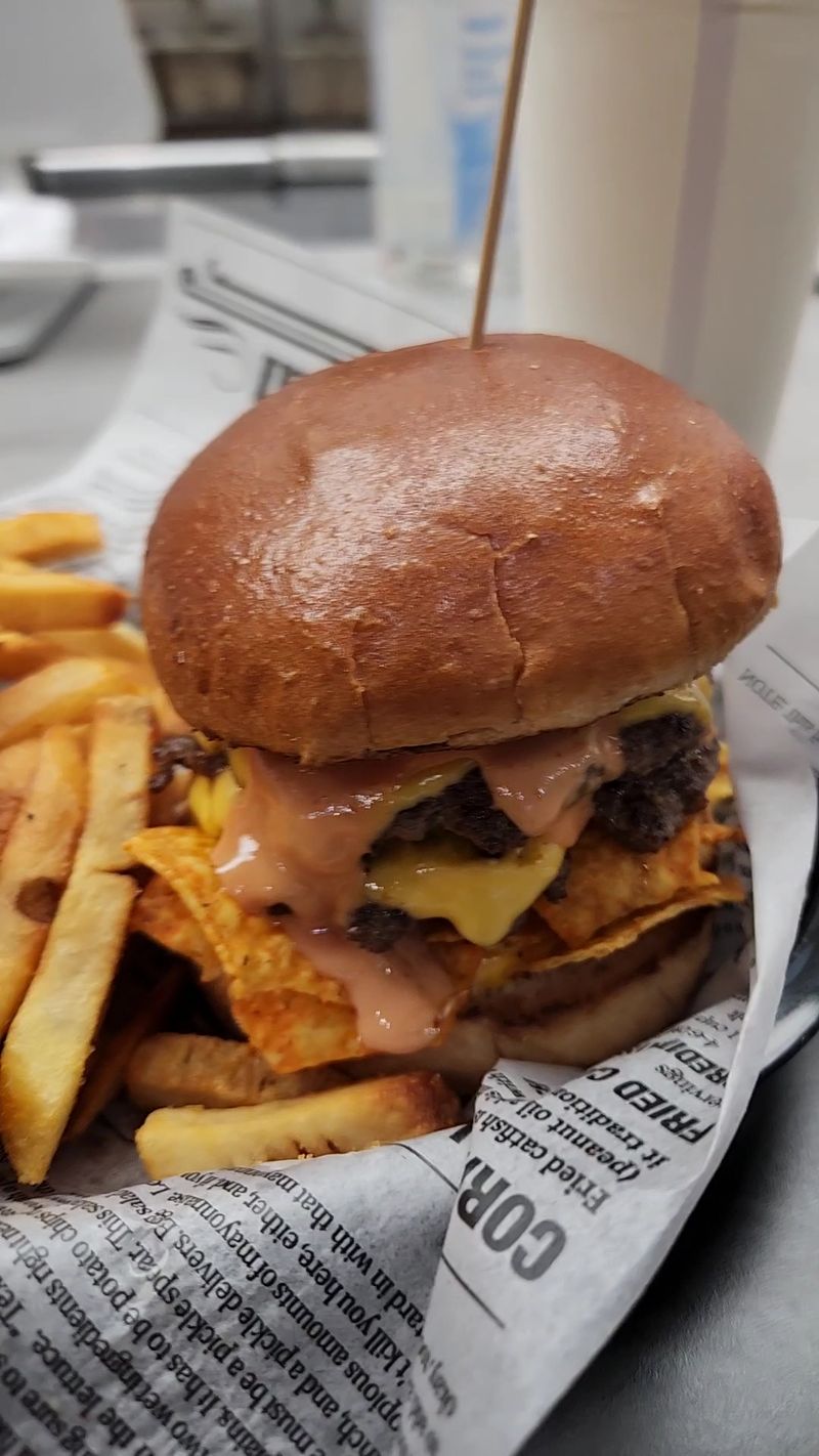 A Burger Built to Catch Your Eye