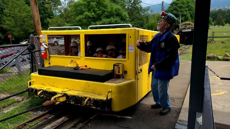 A Mine Car Ride Starts the Adventure A Mine Car Ride Starts the Adventure