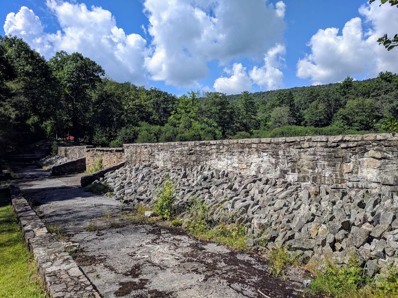 A Stone Dam Built by Hand