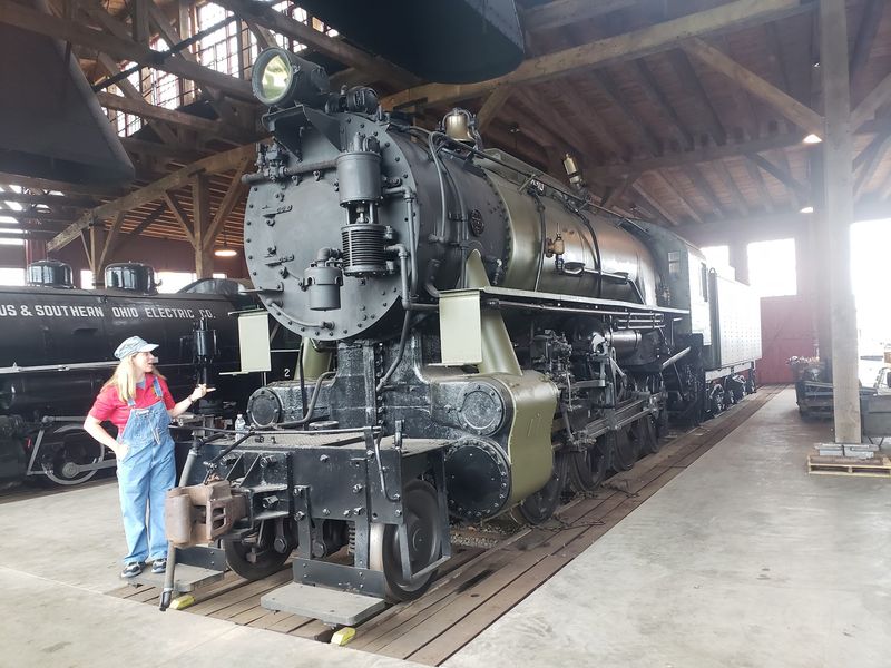 Active Locomotive Restoration Happening Right Before Your Eyes