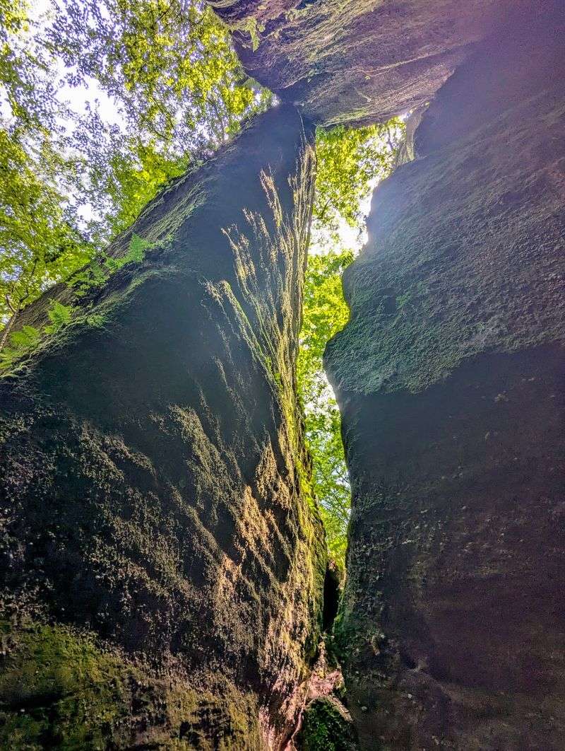 Ancient Rock Formations and Cave-Like Passages