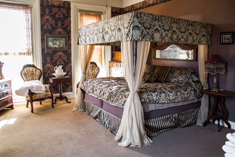 Canopy Beds, Claw Foot Tubs, and Real Wood Everywhere
