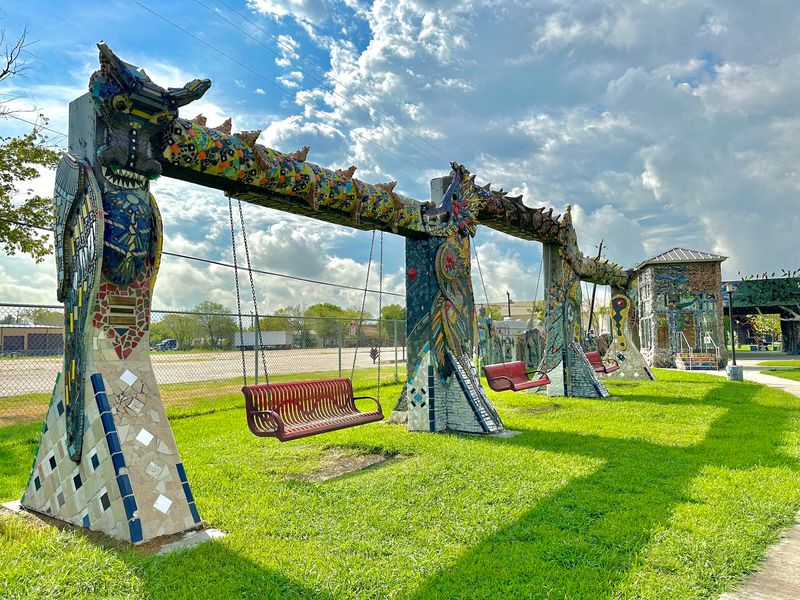 Bench Swings Perfect for Relaxing Between Art Adventures Bench Swings Perfect for Relaxing Between Art Adventures