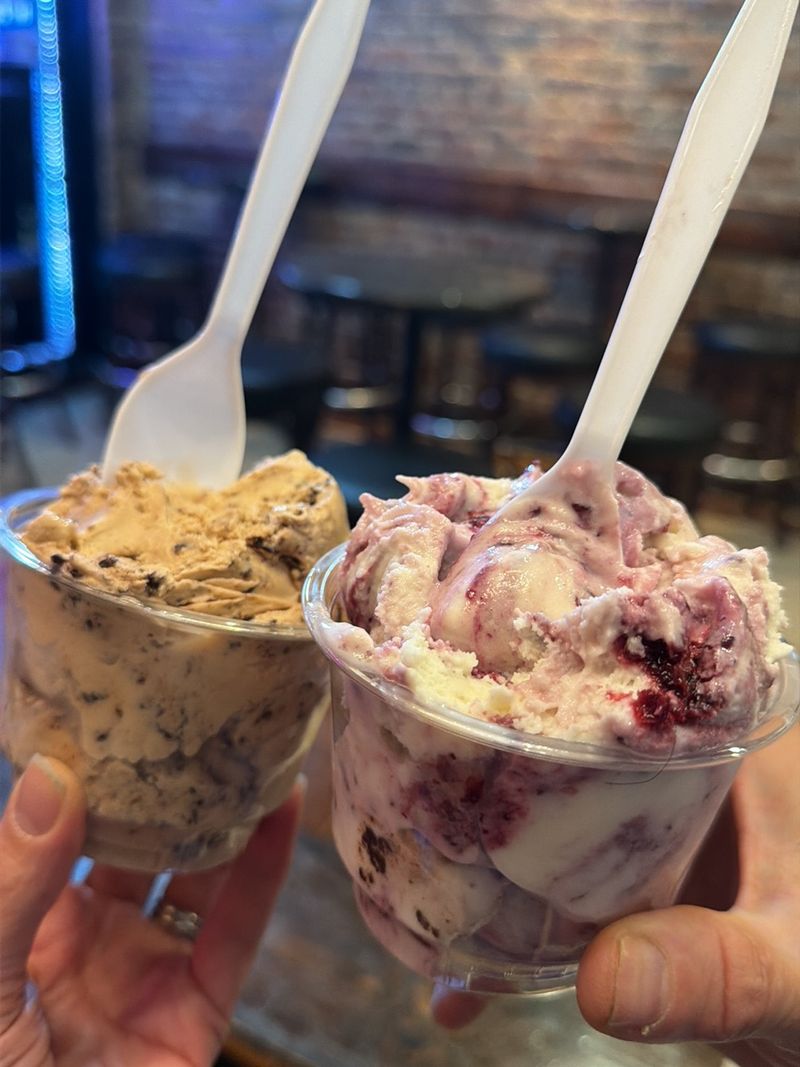 Blackberry Cornbread Ice Cream Steals the Show