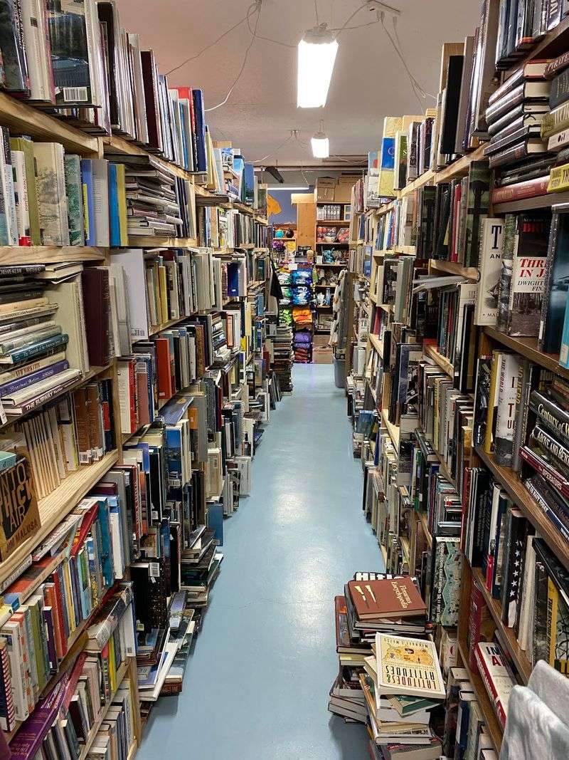 Browse Shelves Filled With Used-Book Treasures