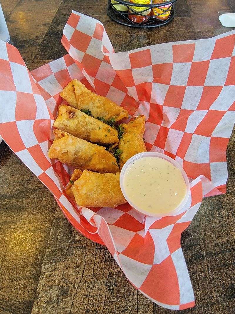 Cajun Egg Rolls Packed With Crawfish Cajun Egg Rolls Packed With Crawfish