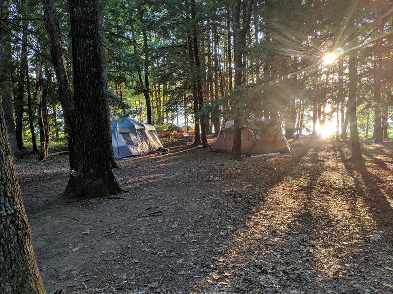 Campers Get A Woodsy Lakeside Escape