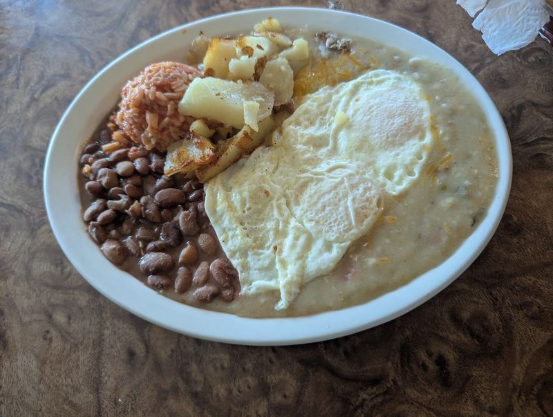 Green Chili, Red Chili, and Sopapillas With Honey