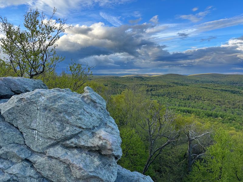 Chimney Rocks Trail at Michaux State Forest, South Mountain