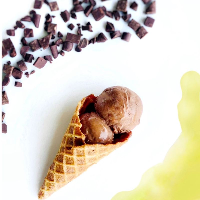 Chocolate Olive Oil Ice Cream