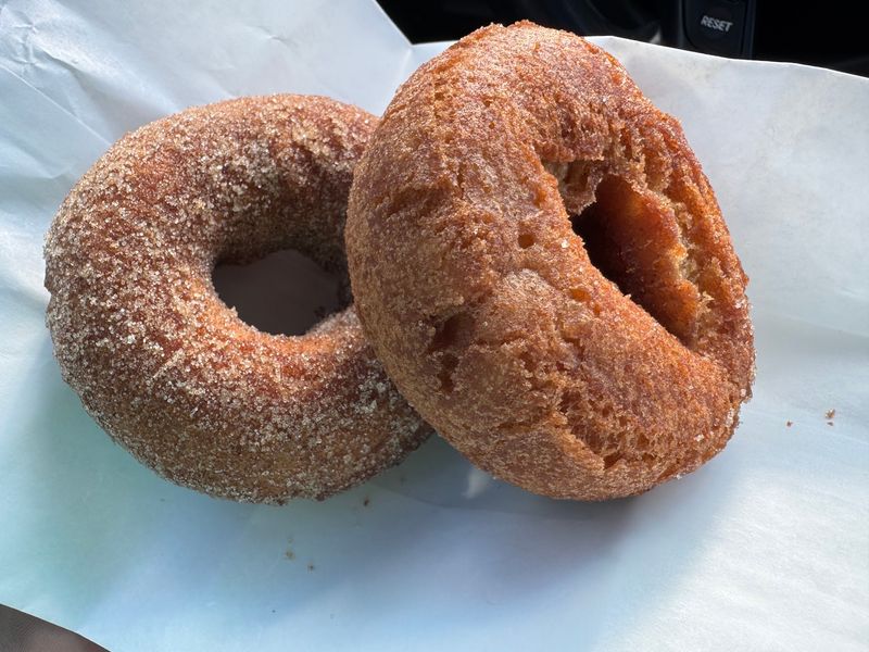 Cider, donuts, and apple butter keep the apple theme going Cider, donuts, and apple butter keep the apple theme going