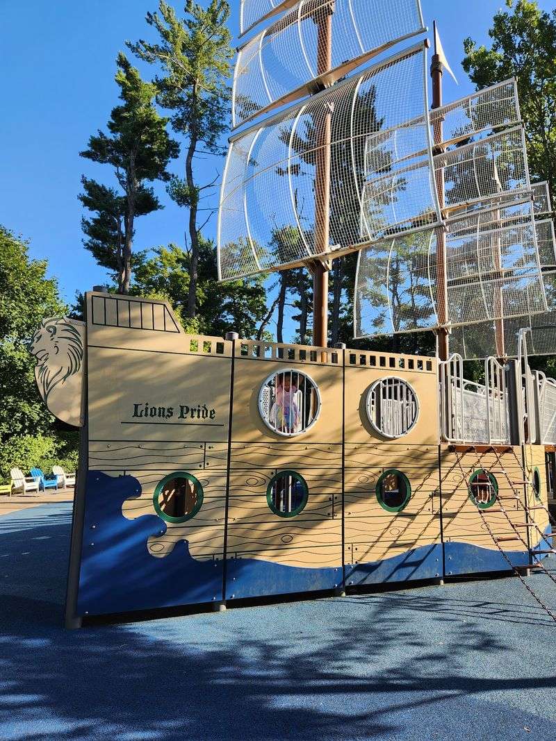 Climbing Aboard the Playground’s Giant Ship