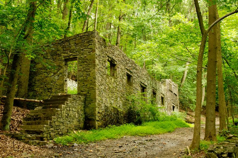 Colonial Springs Bottling Plant Ruins, Valley Forge Colonial Springs Bottling Plant Ruins, Valley Forge