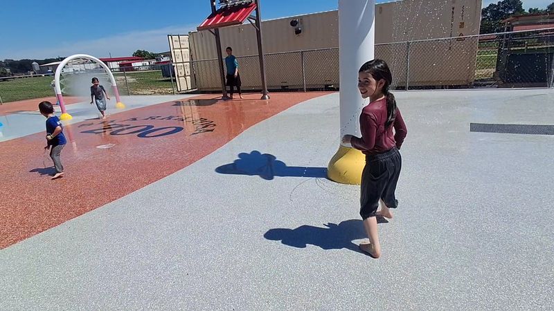 Cooling Off At The Splash Pad Cooling Off At The Splash Pad