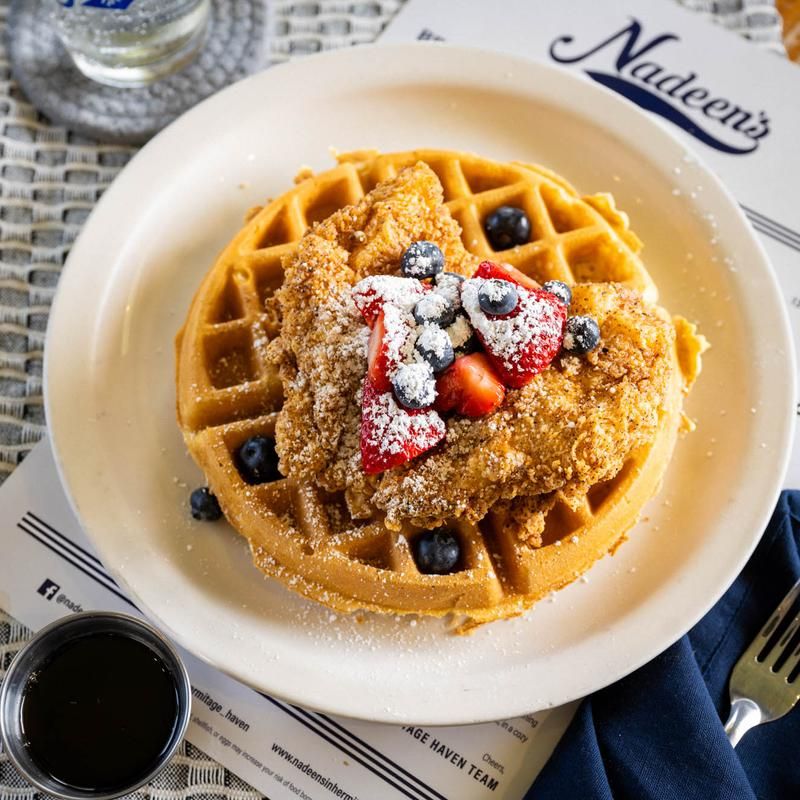 Crispy Chicken Meets Sweet, Fluffy Waffles Crispy Chicken Meets Sweet, Fluffy Waffles