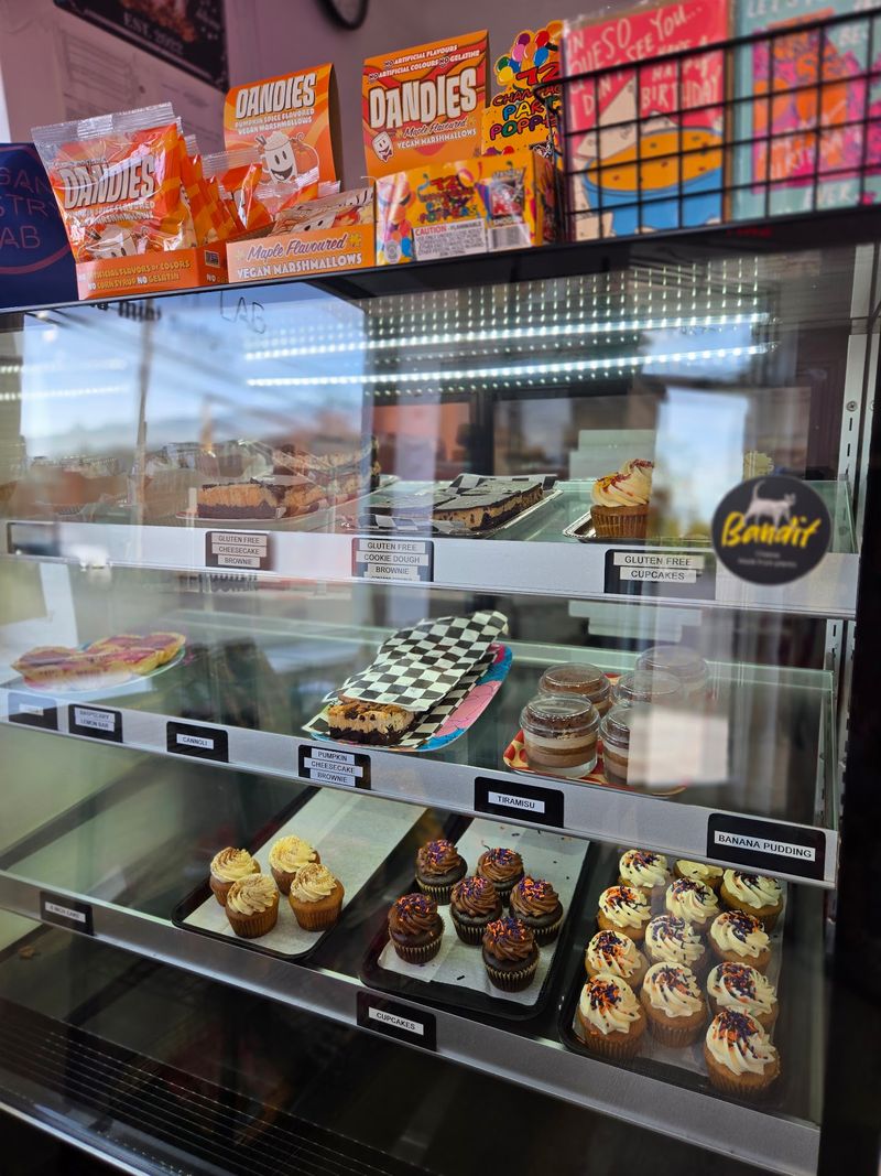 Cupcakes, Cookies, and Brownies Fill the Display Case
