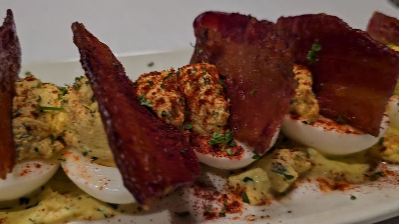 Deviled Eggs With Brown Sugar Bacon That Steal The Show Deviled Eggs With Brown Sugar Bacon That Steal The Show