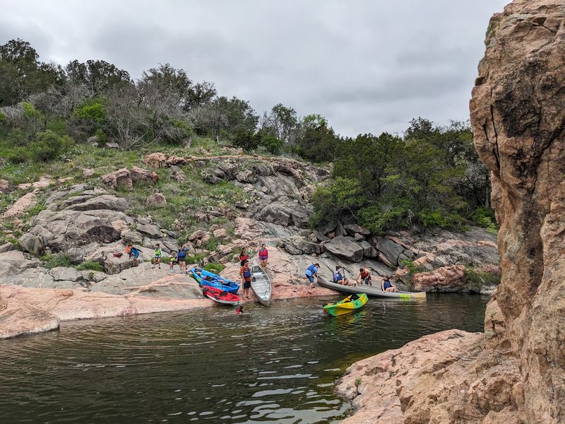 Devil's Waterhole Attracts Snakes and Swimmers Alike Devil's Waterhole Attracts Snakes and Swimmers Alike