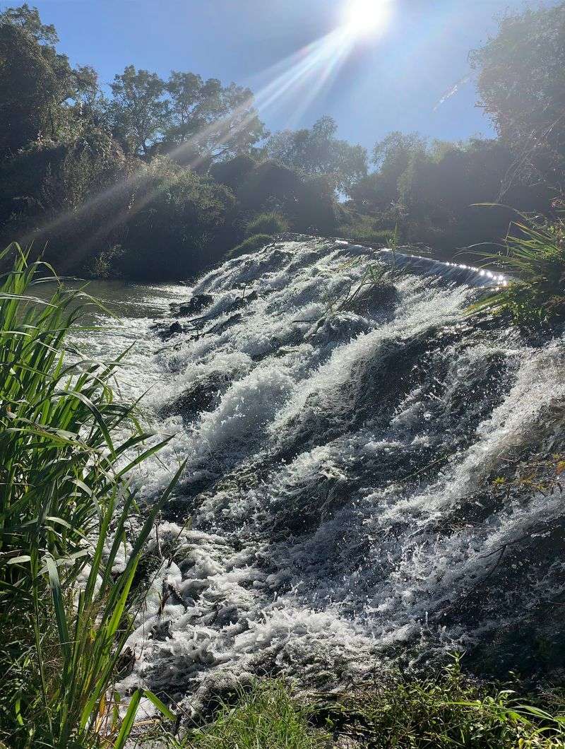 Espada Dam's Dramatic Waterfall and Wildlife Viewing Espada Dam's Dramatic Waterfall and Wildlife Viewing