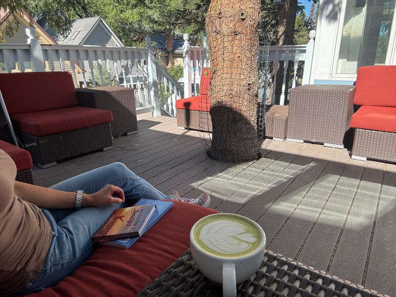 Fresh Air on the Deck and Tables in the Front Yard