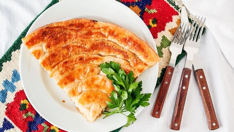 Hand-Rolled Burek Comes Filled With Meat, Cheese, Spinach or Potato