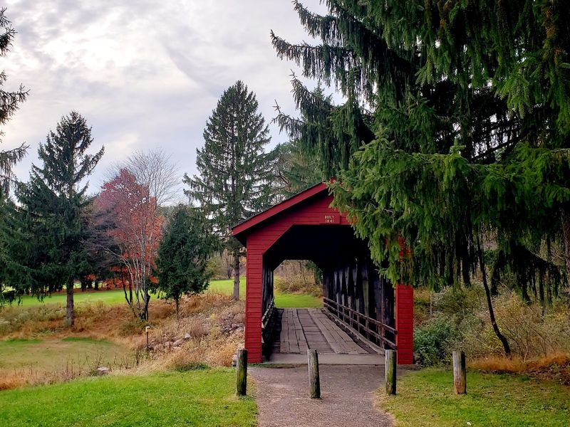 Historic Harrity Covered Bridge Brings Old Pennsylvania Charm