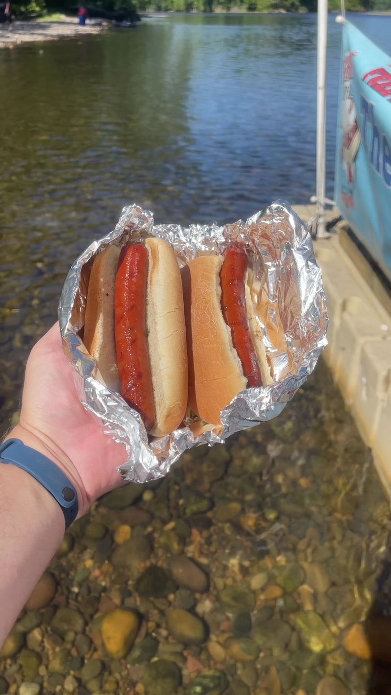 Hot Dogs and Burgers Served Halfway Through the Adventure Hot Dogs and Burgers Served Halfway Through the Adventure