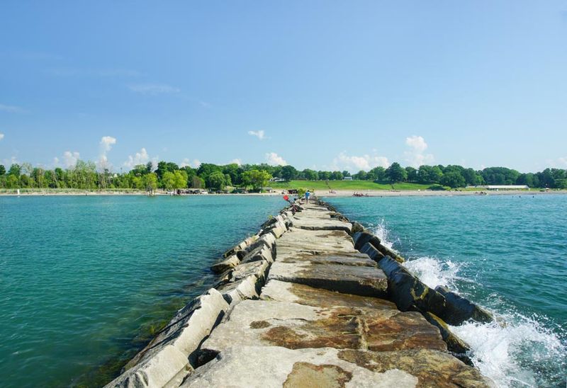 Huron Pier and Lighthouse, Huron, Erie County Huron Pier and Lighthouse, Huron, Erie County