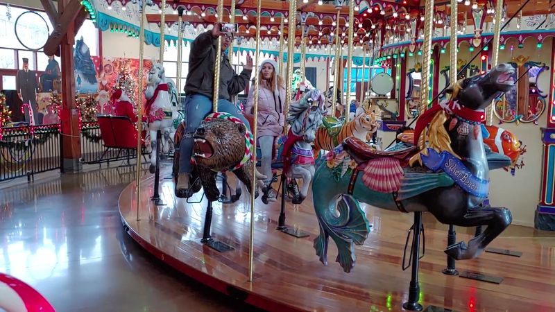 Inside this Michigan carousel, history is part of the fun