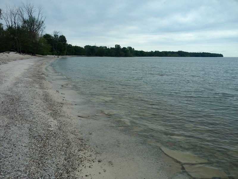 Kelleys Island Beach Transforms Into a Serene Getaway