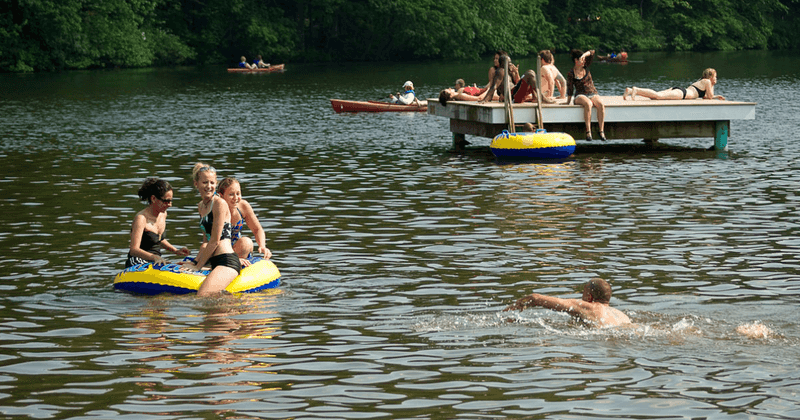 Lake Days Are the Main Attraction Lake Days Are the Main Attraction