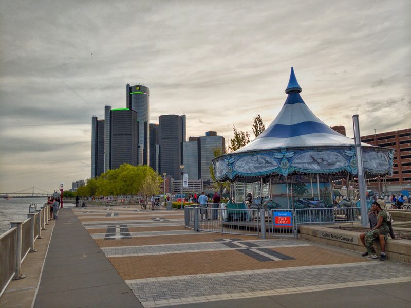 Let Michigan's Riverfront Set Your Distance