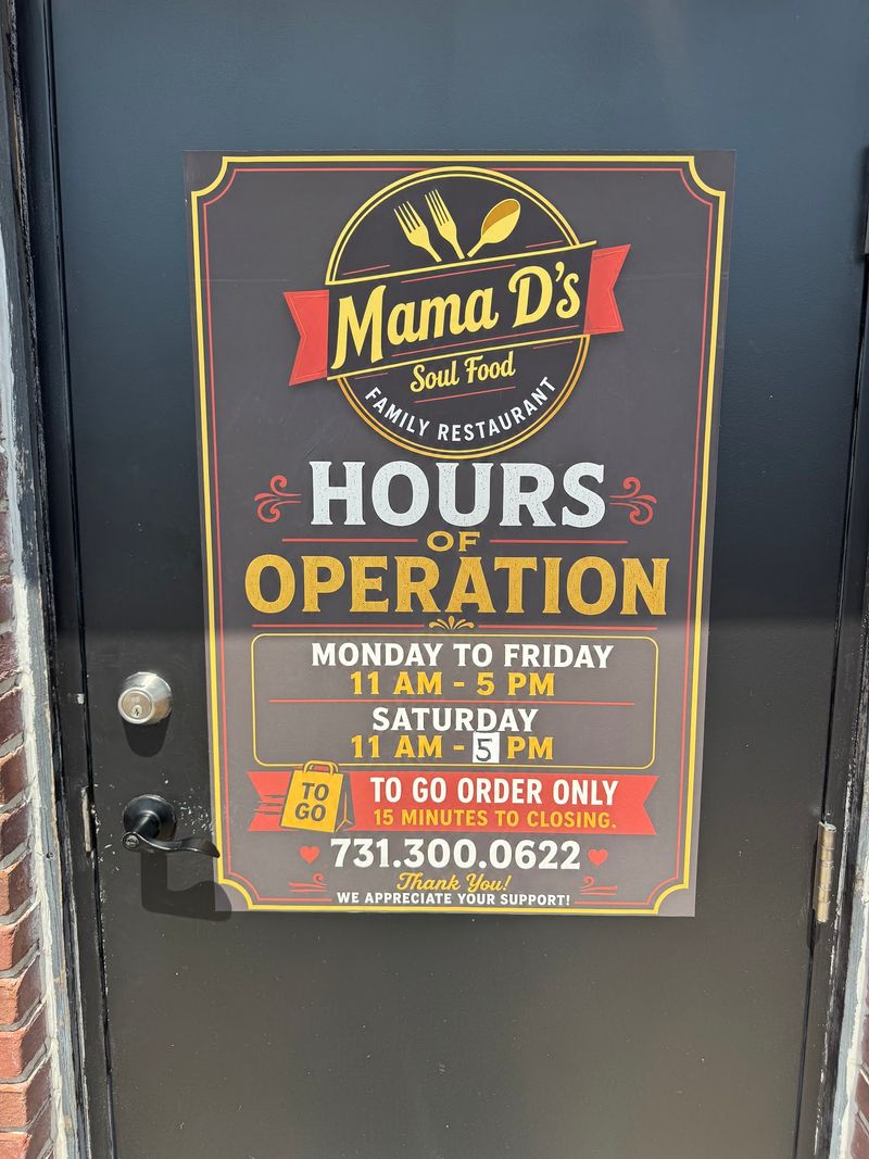 Mama D's Soul Food Family Restaurant - Jackson Mama D's Soul Food Family Restaurant - Jackson