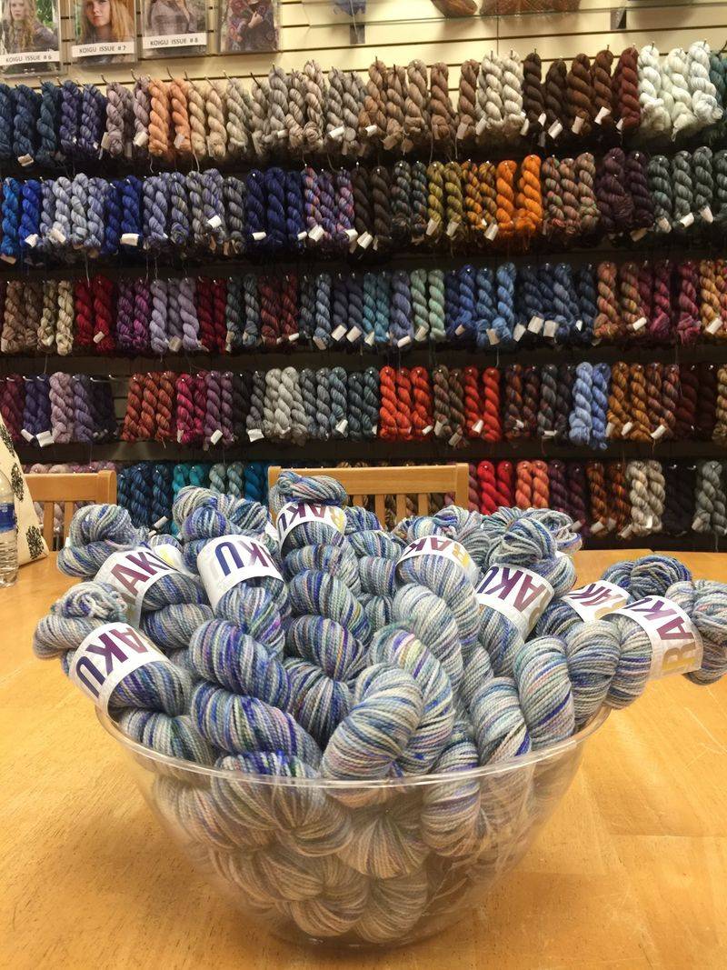 Michigan pride shows up in the yarn itself Michigan pride shows up in the yarn itself