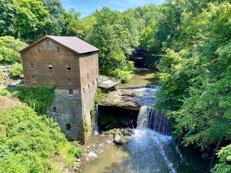 Mill Creek Park & Youngstown - Lanterman’s Falls, Covered Bridges & Local Comfort Food