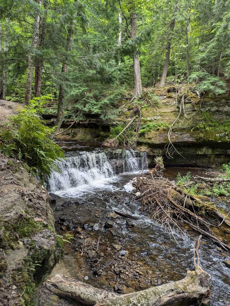 Mosquito Falls, Pictured Rocks, Near Munising
