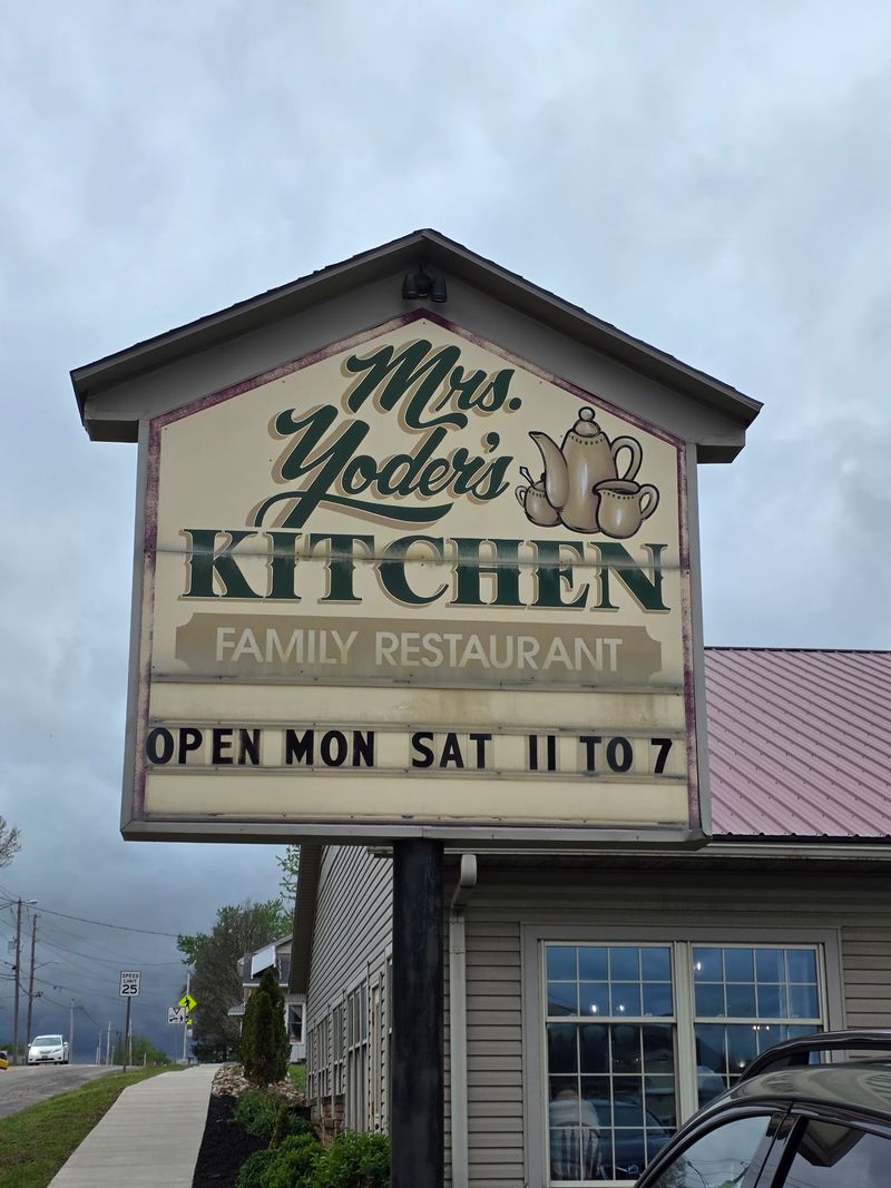 Mrs. Yoder’s Kitchen, Mt Hope