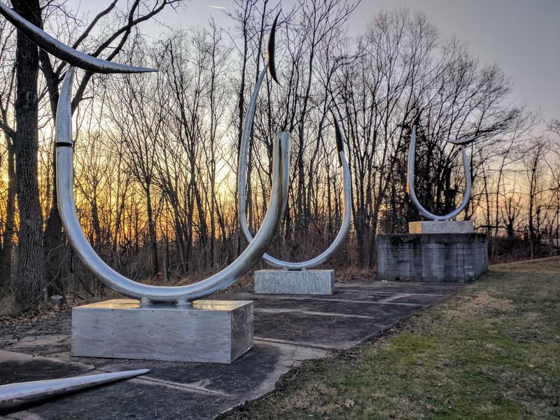 Outdoor Sculptures Share the Grounds With Cold War Relics Outdoor Sculptures Share the Grounds With Cold War Relics