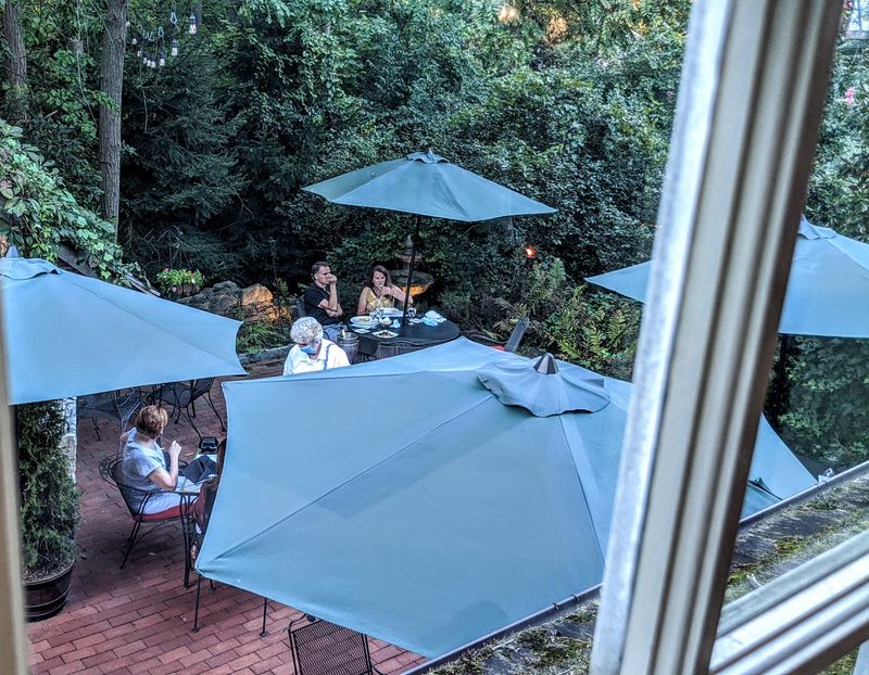 Outdoor Seating And The Spring House Tavern Feel
