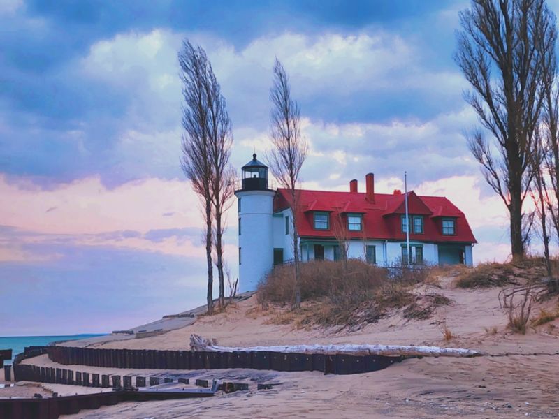 Point Betsie Lighthouse Beach Point Betsie Lighthouse Beach