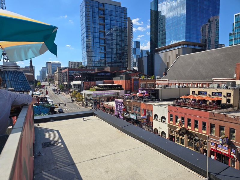 Rooftop Views Straight Down Broadway Rooftop Views Straight Down Broadway