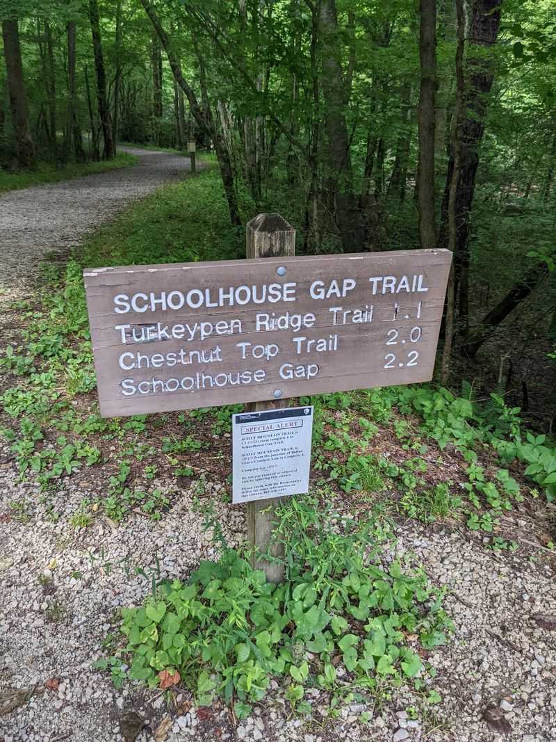 Schoolhouse Gap Trail, Townsend and Cades Cove Area Schoolhouse Gap Trail, Townsend and Cades Cove Area